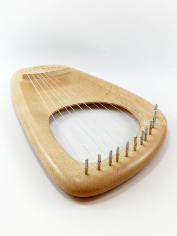 Nisoria 12 string diatonic lyre, maple wood